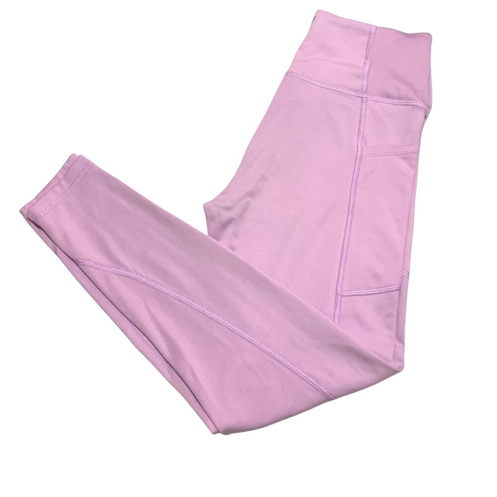 Victoria's Secret Pink/Lilac work out leggings with side pockets Size 6